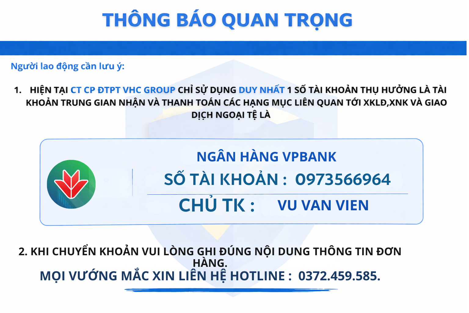 Thông báo